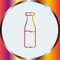 Milk Bottle Vector Icon