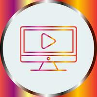 Video Lesson Vector Icon