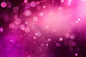 pink bokeh background with lights. Generative AI photo