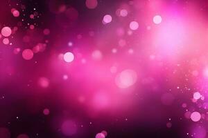 pink bokeh background with lights. Generative AI photo