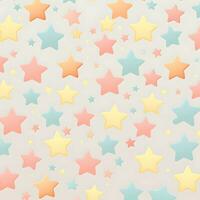 pastel stars wallpaper. Generative AI photo