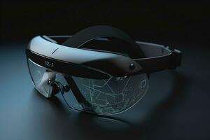 the virtual reality glasses are designed to look like a pair of glasses. Generative AI photo