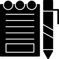 Notepad Vector Icon Design