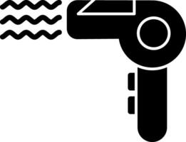 Hair Dryer Vector Icon Design