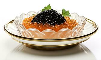 caviar restaurant luxury food, ai generative photo