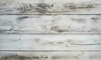 old white wooden wall background, ai generative photo