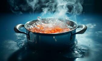 A Boiling Pot Stock Photo, Picture and Royalty Free Image. Image