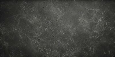 Abstract black chalkboard background with marbled texture  , Generative AI. photo