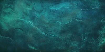 Abstract blue chalkboard background with marbled texture , Generative AI. photo