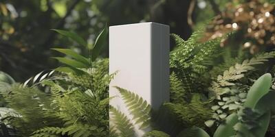 box mockup design. Generative AI photo