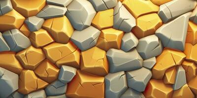 Stylized Stone Texture for Video Games and Movies. AI Generative photo