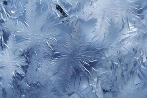 Abstract ice textures on car window in winter. Frosted Glass and Ice. A Textured Look. backgrounds and textures concept. AI Generative photo