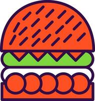 BLT Sandwich Vector Icon Design