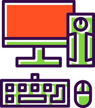 Computer Vector Icon Design