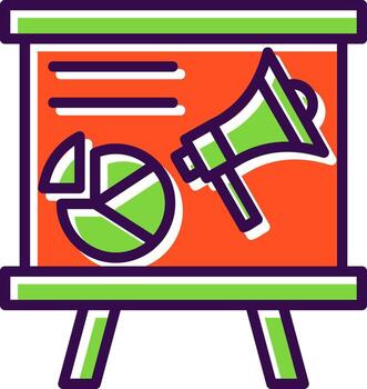 Presentation Vector Icon Design