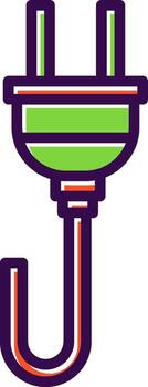 diseño de icono de vector de enchufe