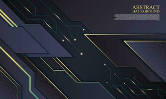 Technology background with neon stripes. vector