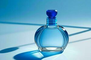 Perfume bottle mockup. AI Generative Pro Photo