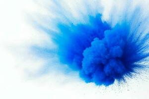 Abstract powder explosion background. AI Generative Pro Photo