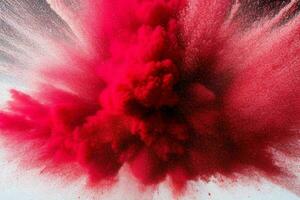 Abstract powder explosion background. AI Generative Pro Photo