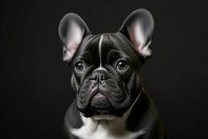 Photo of french bulldog. AI Generative Pro Photo