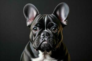 Photo of french bulldog. AI Generative Pro Photo
