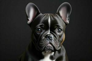 Photo of french bulldog. AI Generative Pro Photo