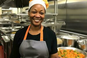 Cancer patient mastering culinary skills crafting immune boosting meals during recovery photo
