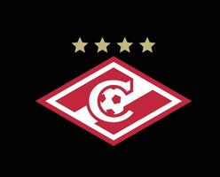 espartano moskva club símbolo logo Rusia liga fútbol americano resumen diseño vector ilustración con negro antecedentes