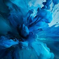 azure color splash photo