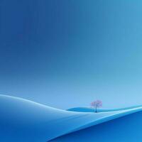 blue Minimalist wallpaper photo