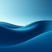 blue Minimalist wallpaper photo