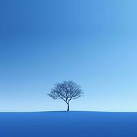 blue Minimalist wallpaper photo