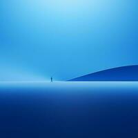 blue Minimalist wallpaper photo