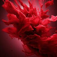 crimson color splash photo
