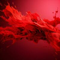 crimson color splash photo