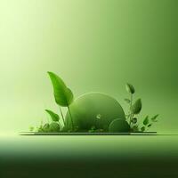 green Minimalist wallpaper photo