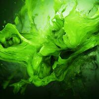 green color splash photo