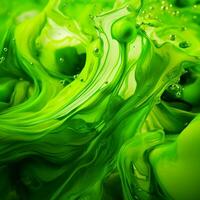 green color splash photo