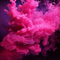 hot pink color splash photo