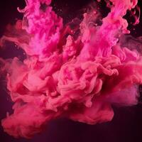 hot pink color splash photo