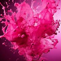 hot pink color splash photo