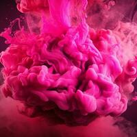 hot pink color splash photo