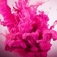 hot pink color splash photo