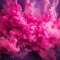 hot pink color splash photo