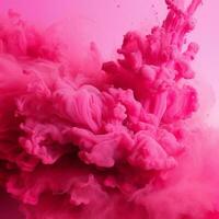 hot pink color splash photo