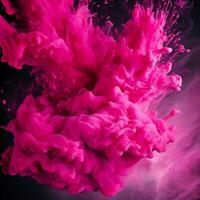 hot pink color splash photo