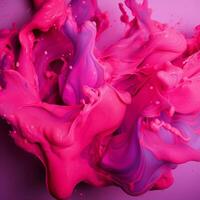 hot pink color splash photo