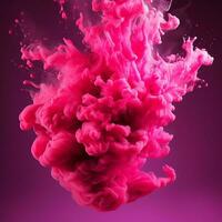 hot pink color splash photo