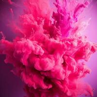 hot pink color splash photo